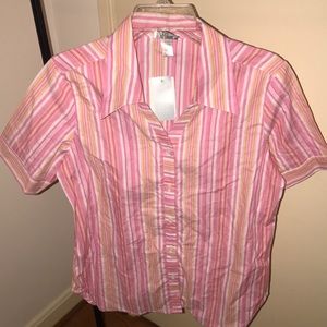 Women’s short sleeve collared shirt
